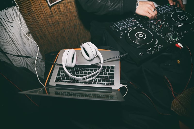 DJ at work